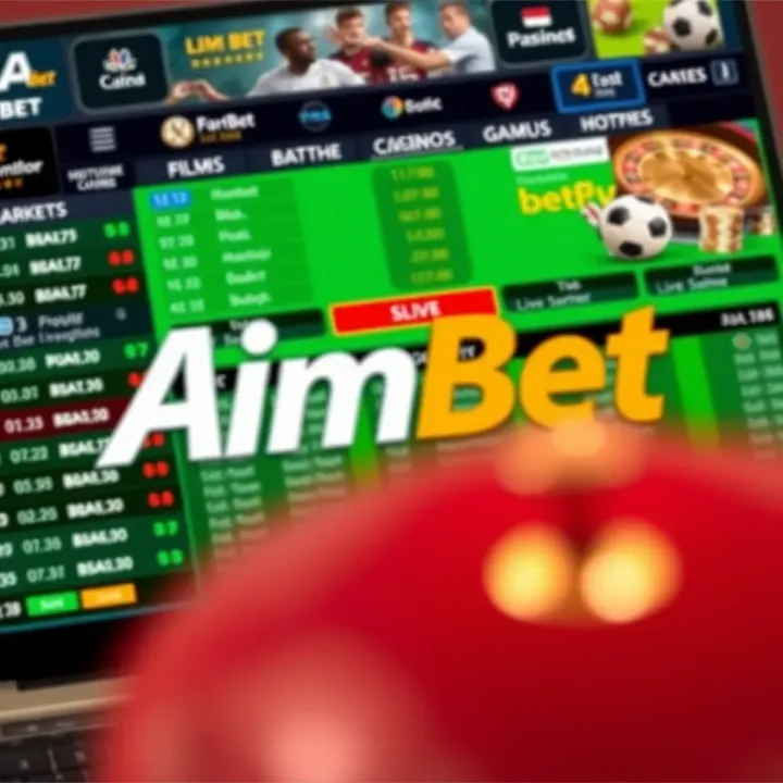 User interface showing Aimbet APK installation on an Android device with Nigerian currency symbols
