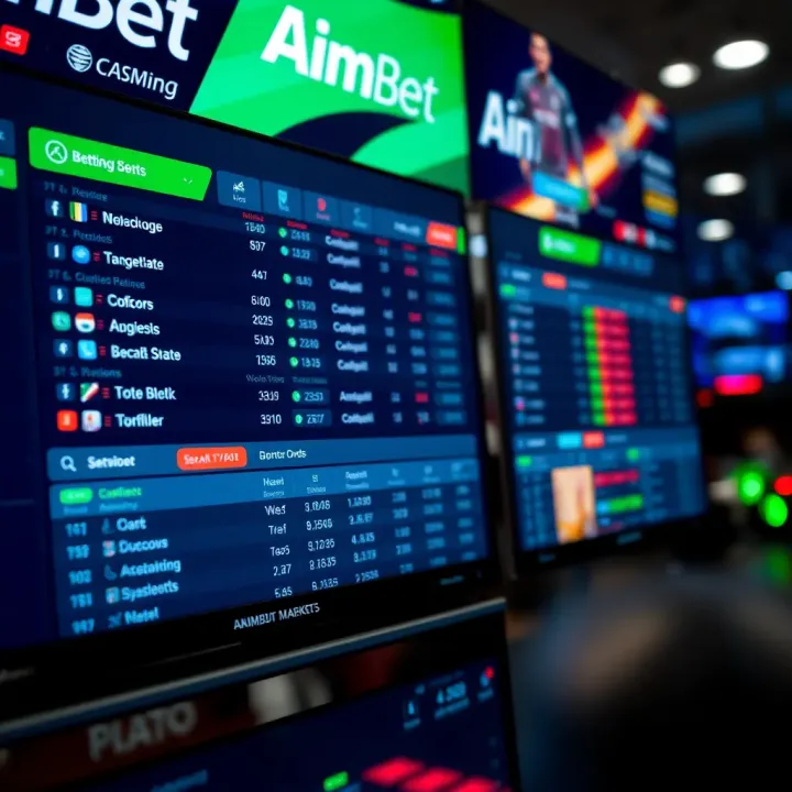 Aimbet app dashboard highlighting betting features and Nigerian Naira currency