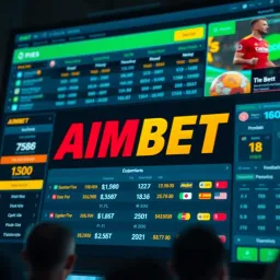 Mobile device displaying Aimbet F1 app with payment methods and customer support features