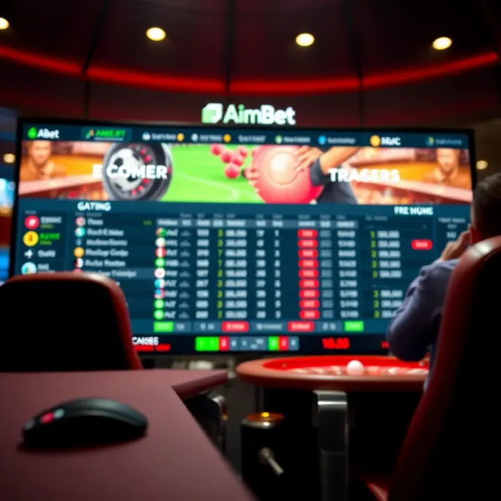 Betting Services Offered at Aimbet Port Harcourt Customer engaging with digital betting services at Aimbet Port Harcourt office