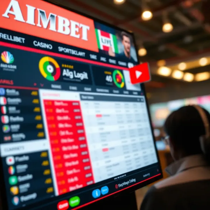 Secure Registration and Fast Transactions on Aimbet for Nigerian Bettors Secure online platform showcasing easy registration and fast transactions for Nigerian bettors