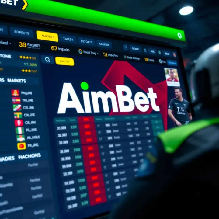 Graphic depicting the application process and benefits of using the Aimbet credit card in Nigeria