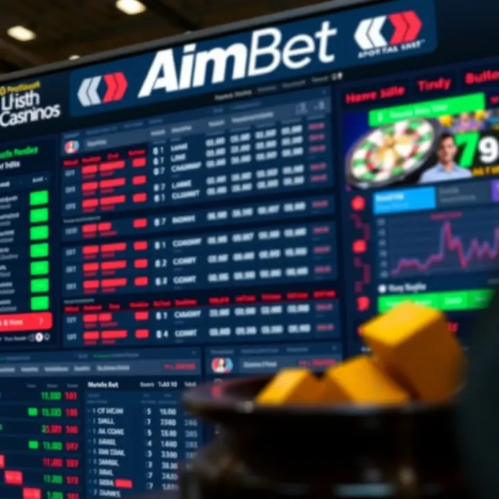 Secure online sports betting platform interface showing various betting options