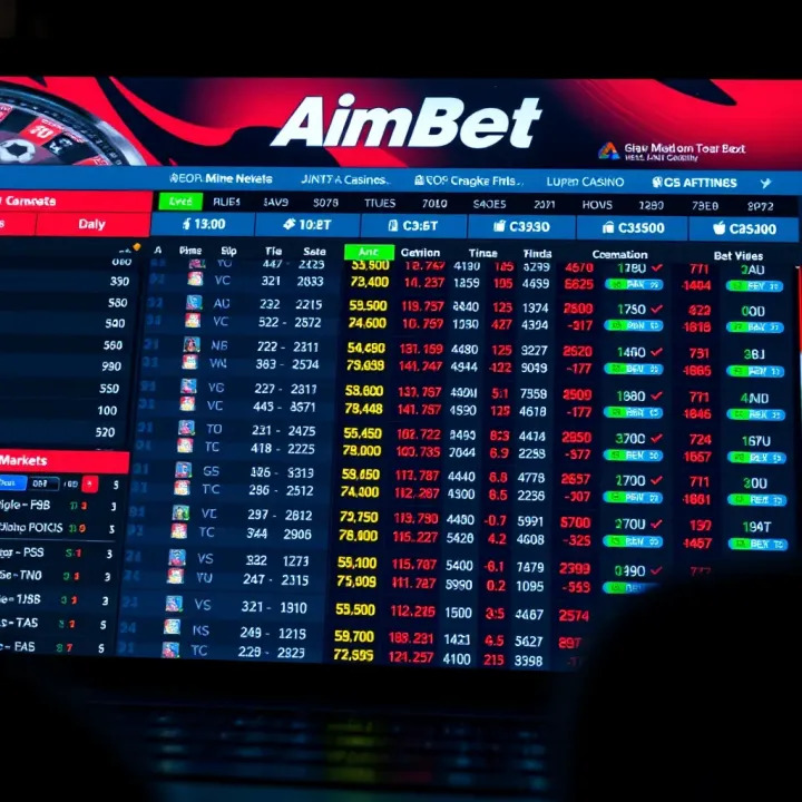 A digital interface showing various betting coupons and bonus offers on a sports betting platform