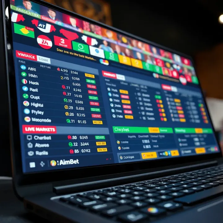 User entering secure login credentials on AimBet Nigeria platform