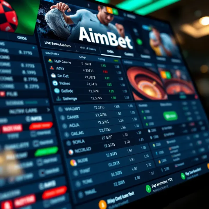 User interface displaying account registration form on AimBet platform