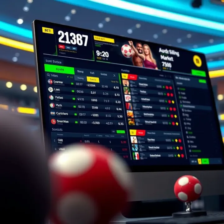 User interface displaying a variety of casino games and betting options on Ilot Bet platform