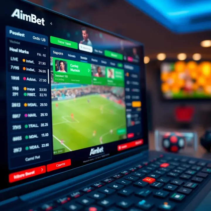 Dashboard showing betting options and statistics for live football matches tailored to Nigerian users