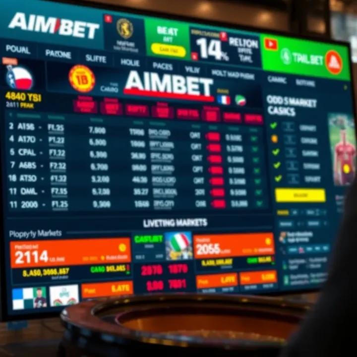 Screenshot of Mlite old mobile application interface showing navigation and betting options